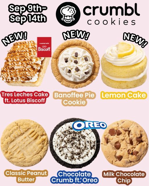 Cookie Lovers Rejoice: Crumbl Drops New and Cant-Miss Flavors