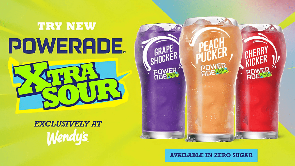 Wendy’s Debuts POWERADE XTRA SOUR to Shock Your Taste Buds